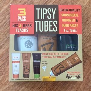 Tipsy Tubes Sunscreen Flask Set